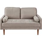 2人掛けソファ 布張りタイプ(QF01 B BE) 6枚目画像