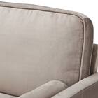 2人掛けソファ 布張りタイプ(QF01 B BE) 8枚目画像