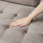 2人掛けソファ 布張りタイプ(QF01 B BE) 10枚目画像