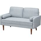 2人掛けソファ 布張りタイプ(QF01 GY) 1枚目画像