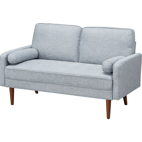 2人掛けソファ 布張りタイプ(QF01 GY) 1枚目画像