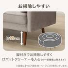 2人掛けソファ 布張りタイプ(QF01 GY) 5枚目画像