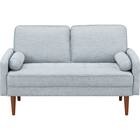 2人掛けソファ 布張りタイプ(QF01 GY) 6枚目画像