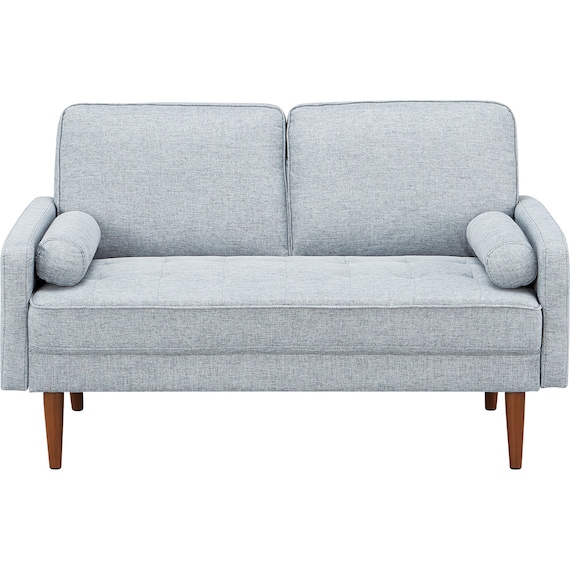 2人掛けソファ 布張りタイプ(QF01 GY) 6枚目画像