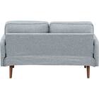 2人掛けソファ 布張りタイプ(QF01 GY) 8枚目画像