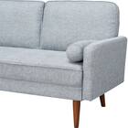 2人掛けソファ 布張りタイプ(QF01 GY) 9枚目画像