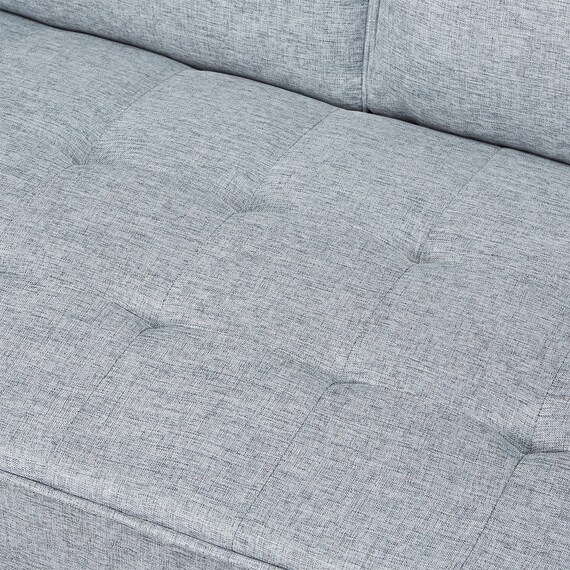 2人掛けソファ 布張りタイプ(QF01 GY) 11枚目画像