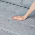 2人掛けソファ 布張りタイプ(QF01 GY) 12枚目画像