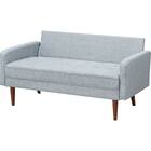 2人掛けソファ 布張りタイプ(QF01 GY) 16枚目画像