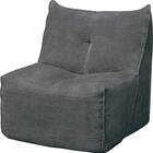 1人掛けソファ 布張りタイプ(ZN02 DGY) 1枚目画像