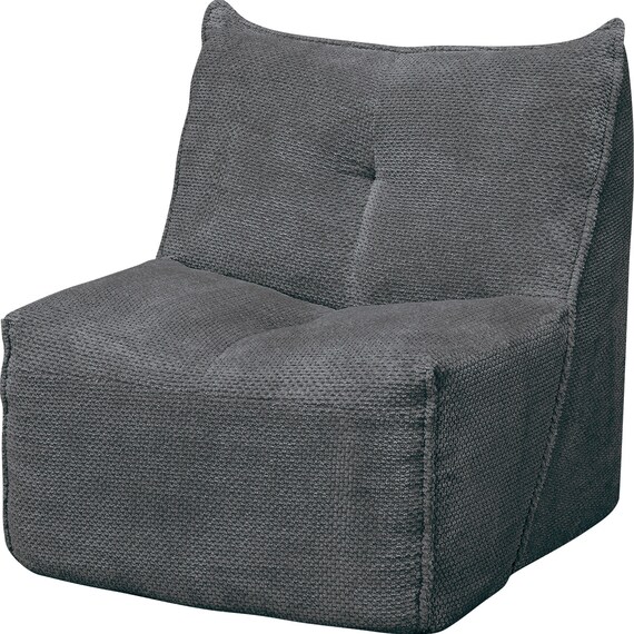 1人掛けソファ 布張りタイプ(ZN02 DGY) 1枚目画像