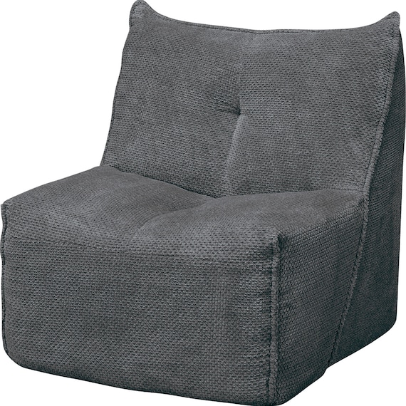 1人掛けソファ 布張りタイプ(ZN02 DGY) 1枚目画像