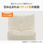 圧縮1人掛けソファ 布張りタイプ(ZN02 DGY) 4枚目画像