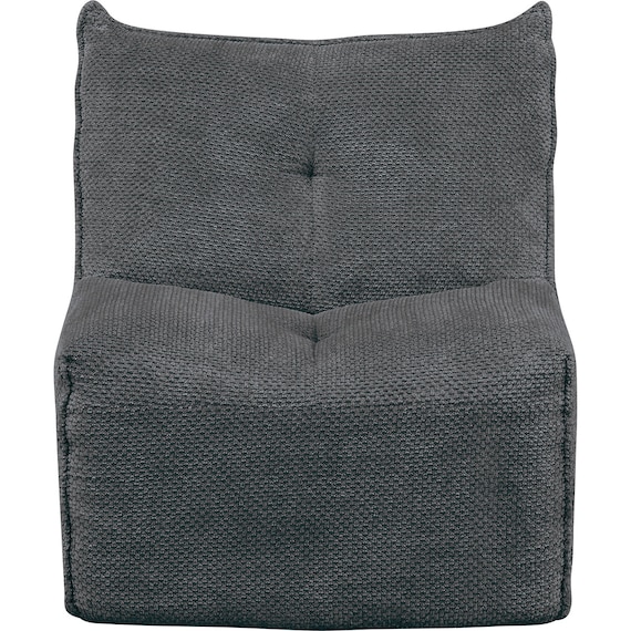 1人掛けソファ 布張りタイプ(ZN02 DGY) 2枚目画像