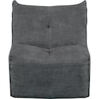 1人掛けソファ 布張りタイプ(ZN02 DGY) 2枚目画像