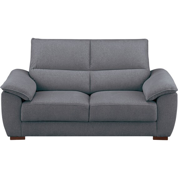 2人掛けソファ 布張りタイプ(SK9102 DGY) 2枚目画像