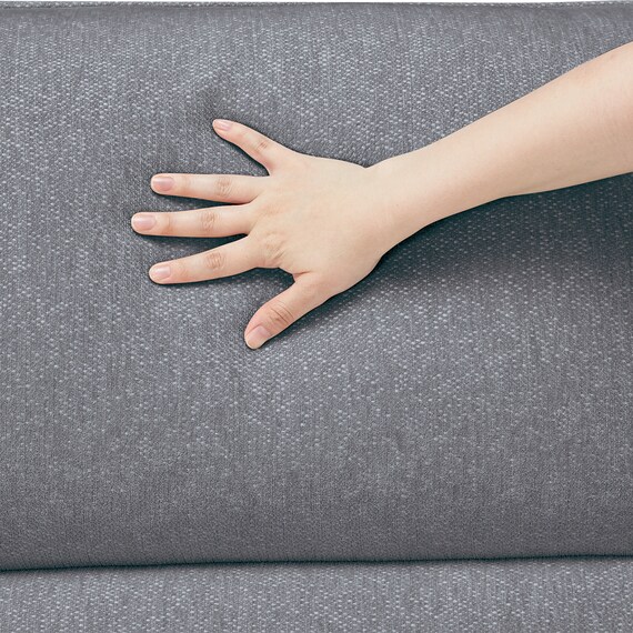 2人掛けソファ 布張りタイプ(SK9102 DGY) 5枚目画像