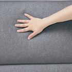 2人掛けソファ 布張りタイプ(SK9102 DGY) 5枚目画像