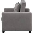 1人掛けソファベッド 布張りタイプ (BD02-2 DGY) 7枚目画像