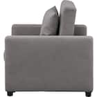 1人掛けソファベッド 布張りタイプ (BD02-2 DGY) 7枚目画像