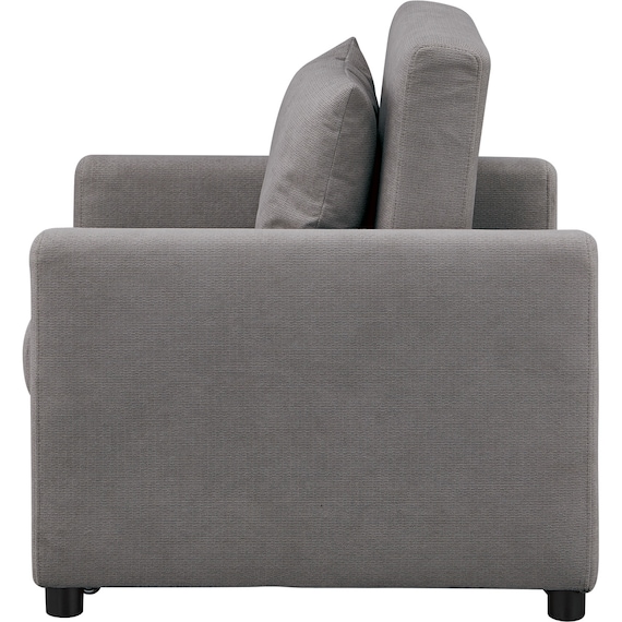 1人掛けソファベッド 布張りタイプ (BD02-2 DGY) 7枚目画像