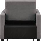 1人掛けソファベッド 布張りタイプ (BD02-2 DGY) 8枚目画像