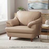 1人掛けソファ 本革(一部合成皮革)(SL03)