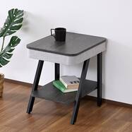 スピーカー&ランプ付きサイドテーブル