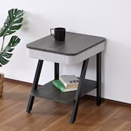 スピーカー&ランプ付きサイドテーブル