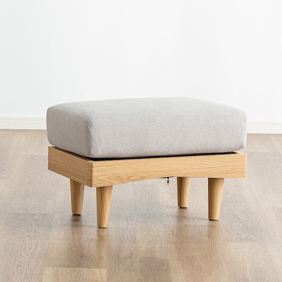 組み合わせできるスツール (FLX ライトグレー / ナチュラル) 1枚目画像