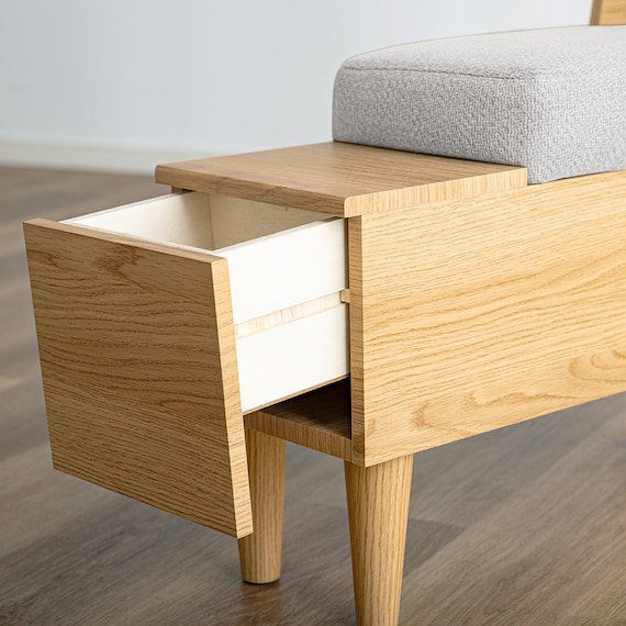 組み合わせできるサイドテーブル (FLX ライトグレー / ナチュラル) 3枚目画像