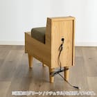 組み合わせできるサイドテーブル (FLX ライトグレー / ナチュラル) 6枚目画像