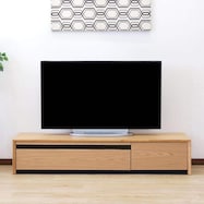 天然木工芸突板テレビボード