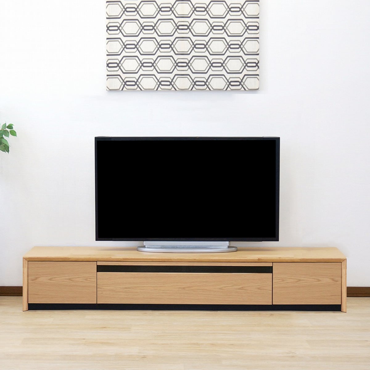 古木風天然木パイン テレビ台