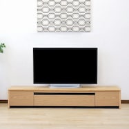 天然木工芸突板テレビボード