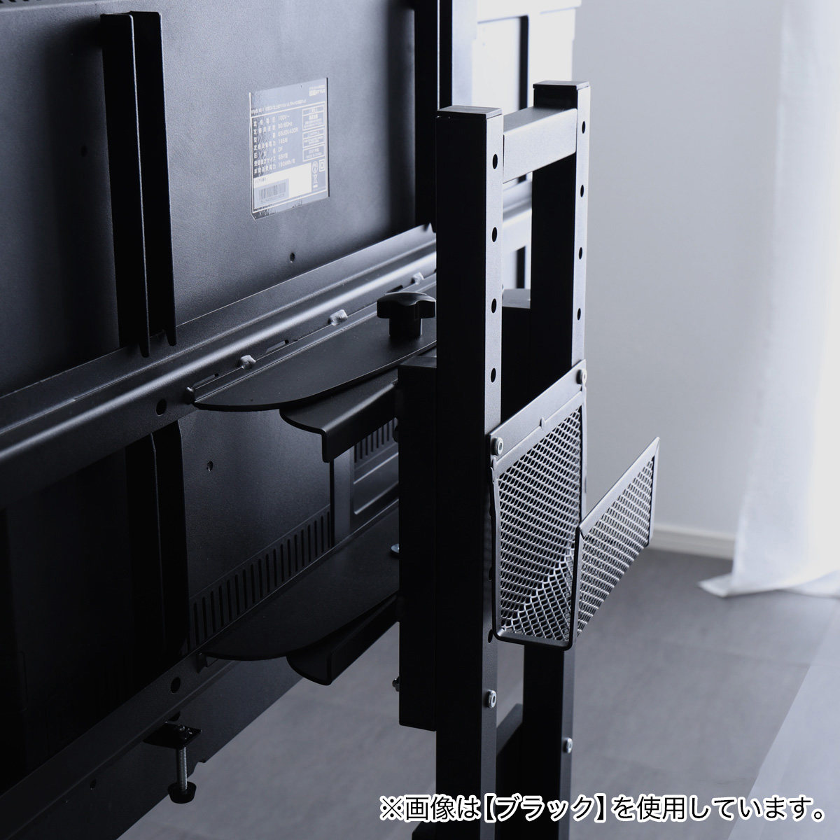 壁寄せテレビスタンド専用 ハードディスクホルダー(LH02用)