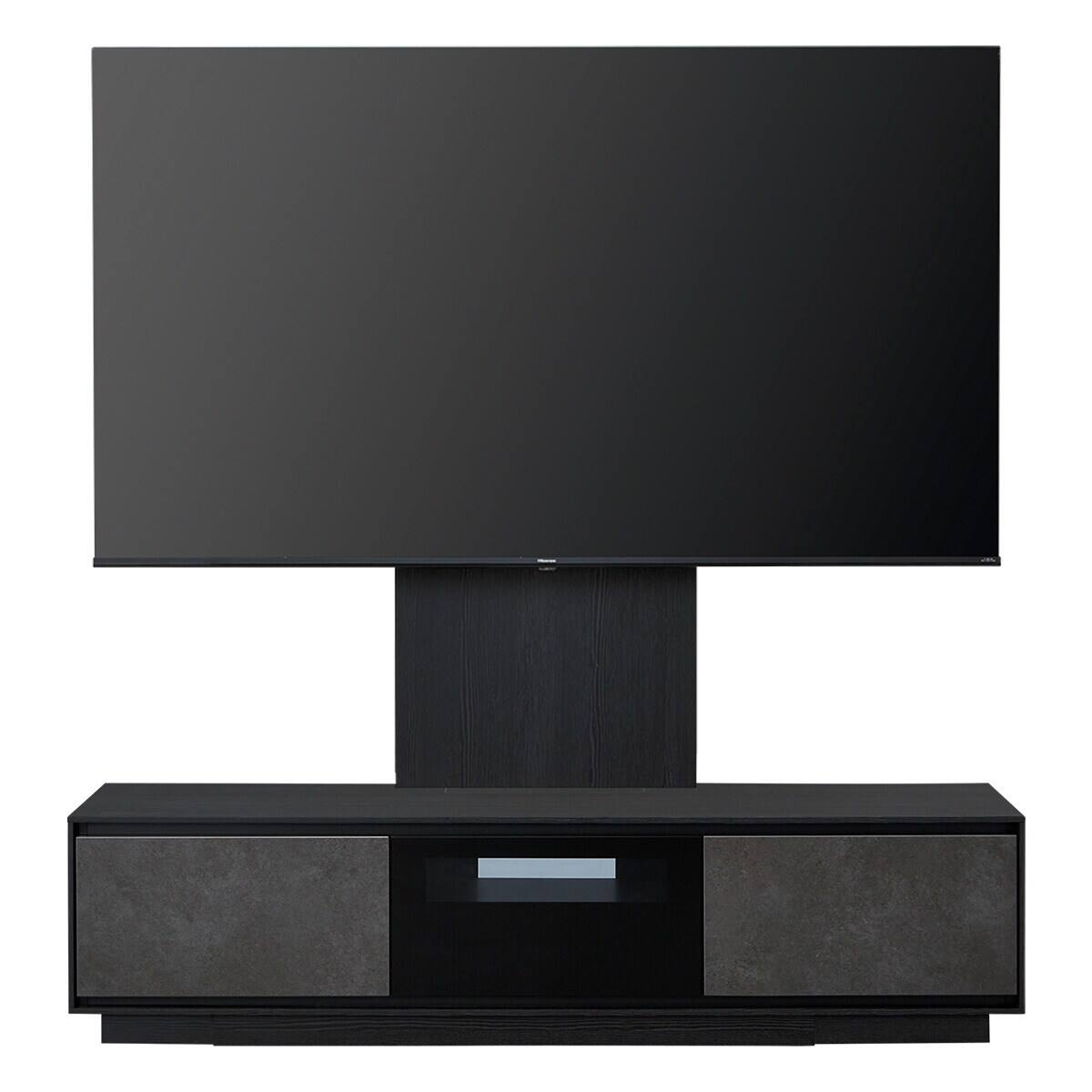 テレビボード + TV固定ボードセット (LX01 150 BK/GY /MX50N BK