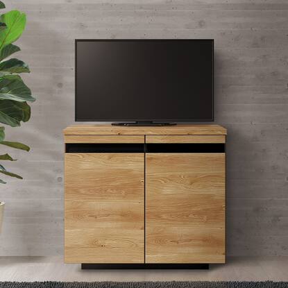 食卓やベッドから見やすい高さのテレビキャビネット (幅80cm NA)通販 