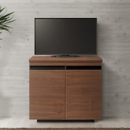 食卓やベッドから見やすい高さのテレビキャビネット 幅80cm