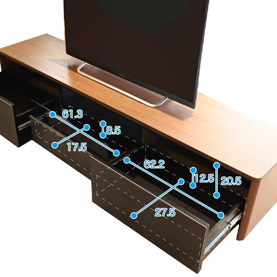 ローボード(ブライト 210 MBR/GY)【島忠ホームズ商品】 19枚目画像