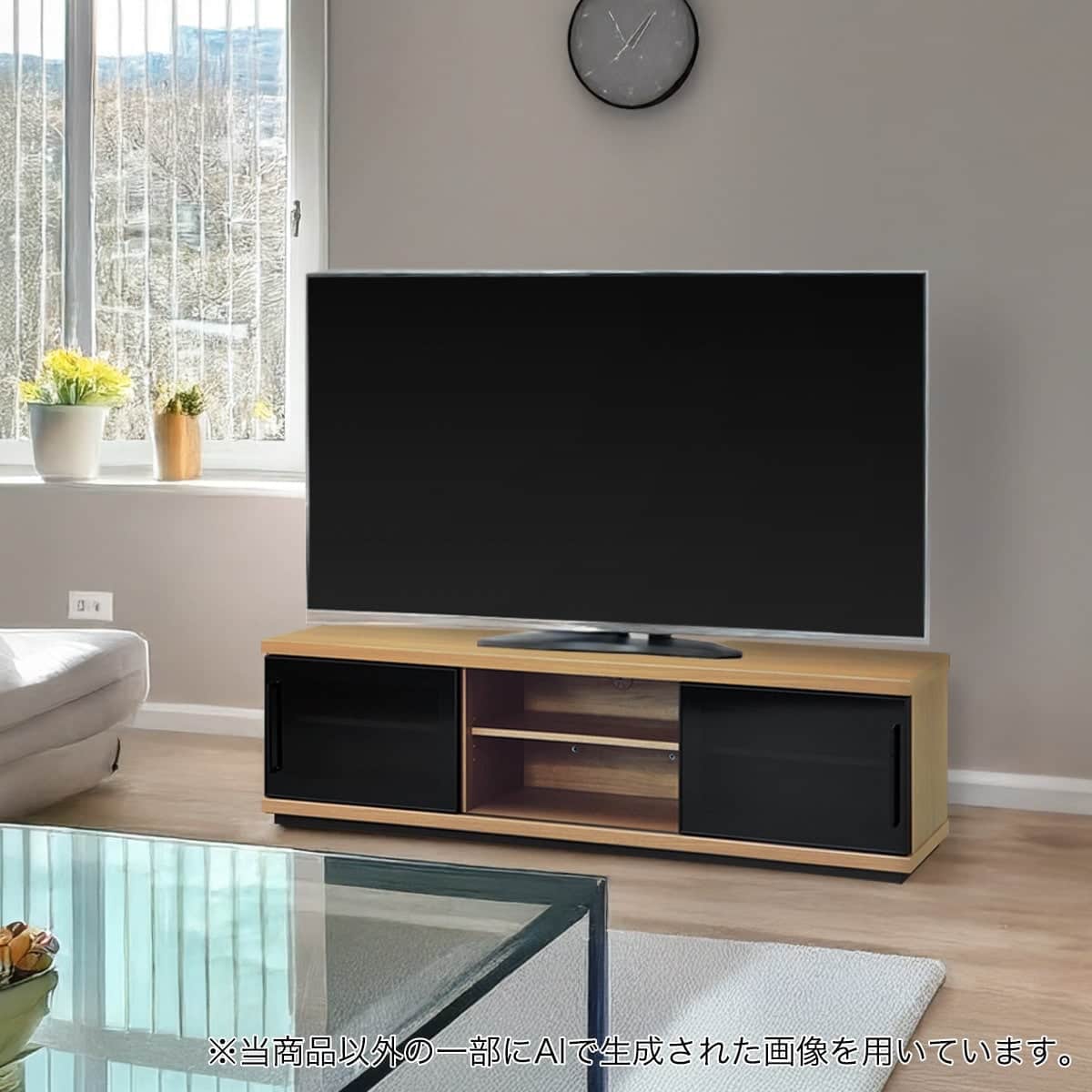 ローボード(LF03 150LBR) | ニトリネット【公式】 家具・インテリア通販