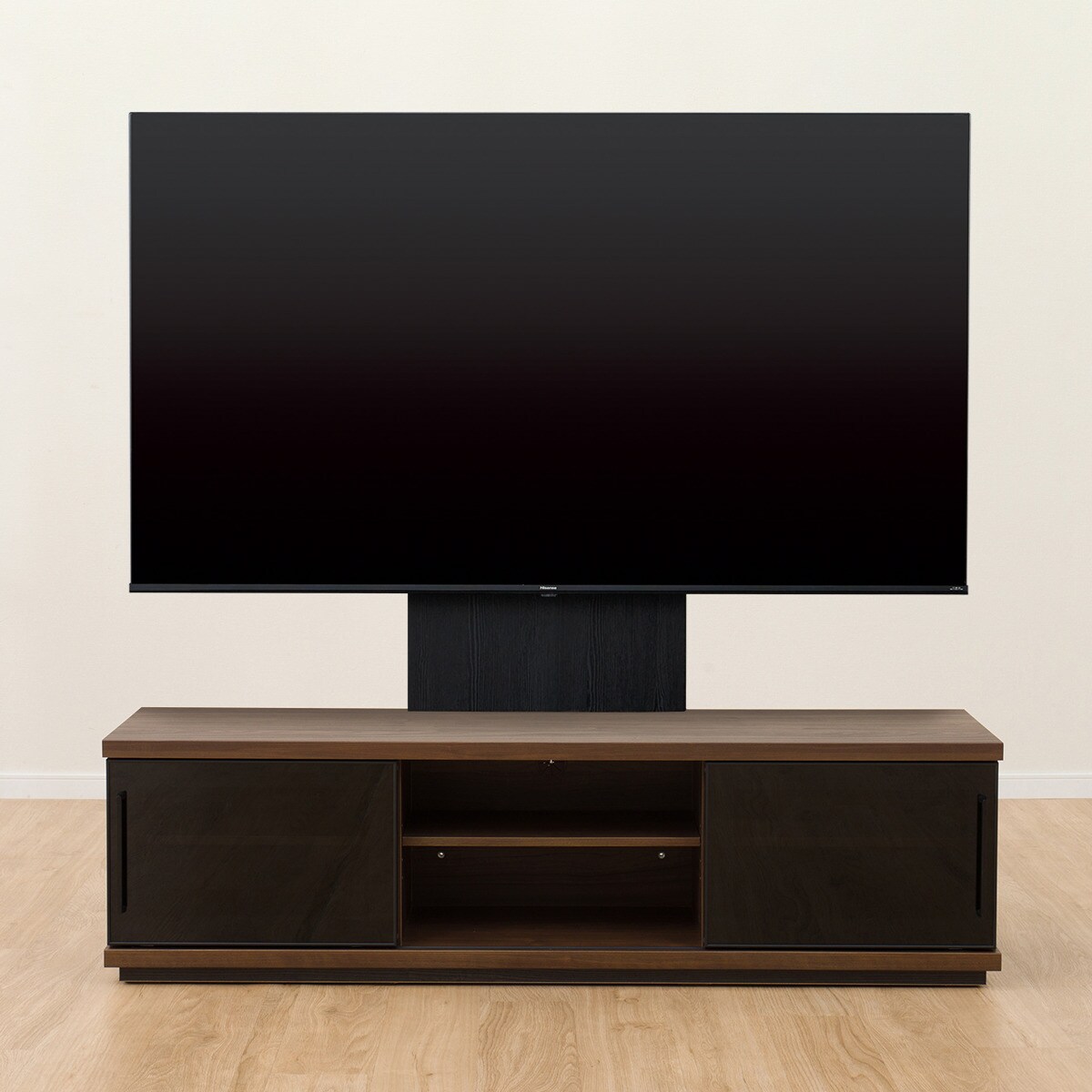 ローボード + TV固定ボードセット (LF03 150 MBR/MX50N BK) | ニトリ