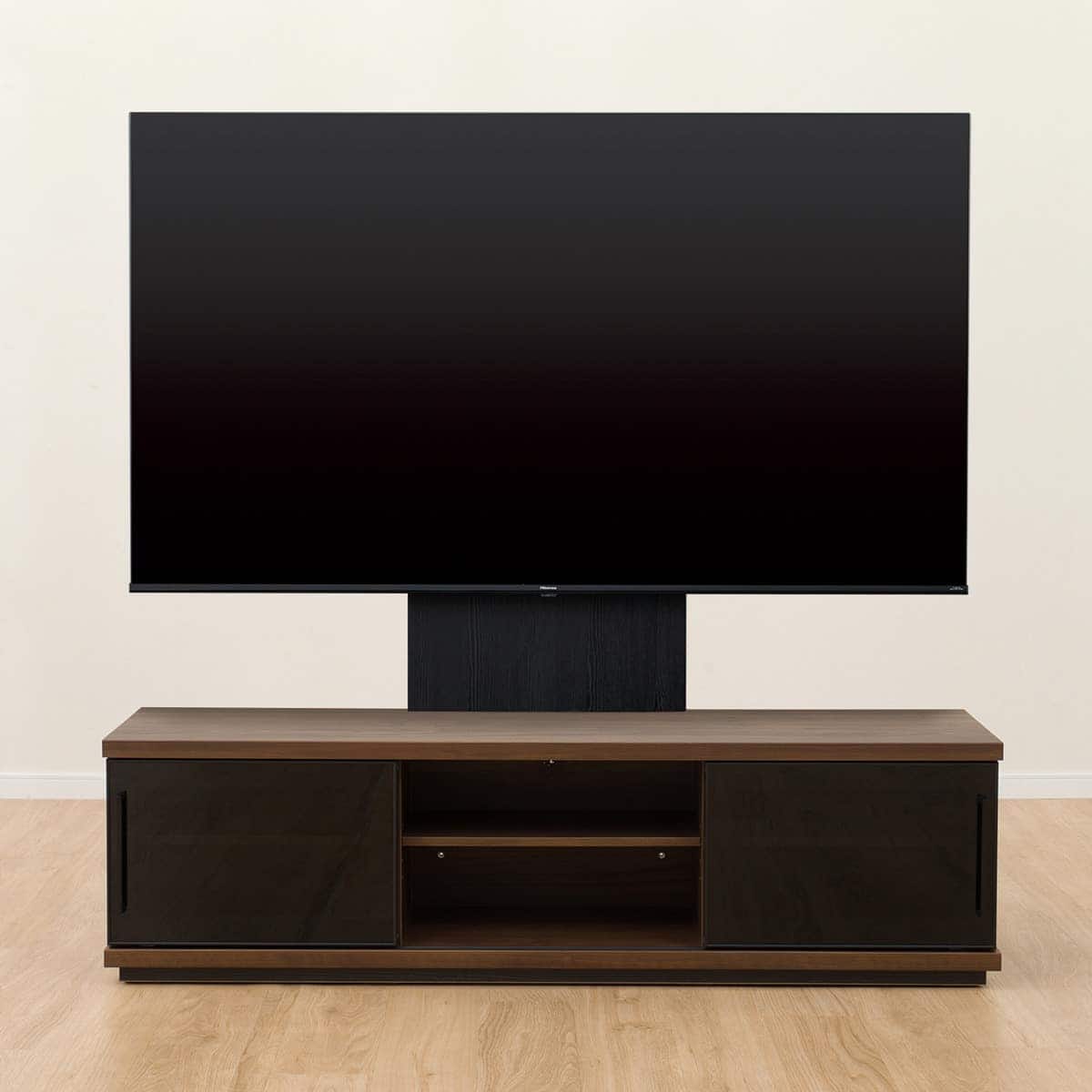 固定テレビボード　ニトリ テレビボード + TV固定ボードセット (LF03 150 MBR/MX50N BK) | ニトリ
