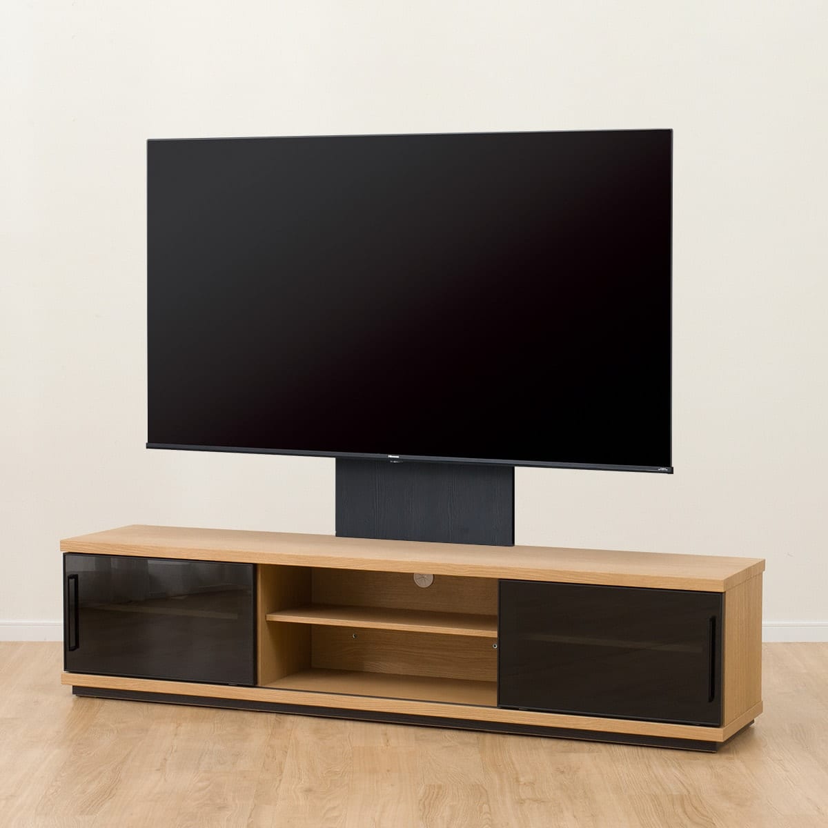 テレビボード + TV固定ボードセット (LF03 150 MBR/MX50N BK) | ニトリ