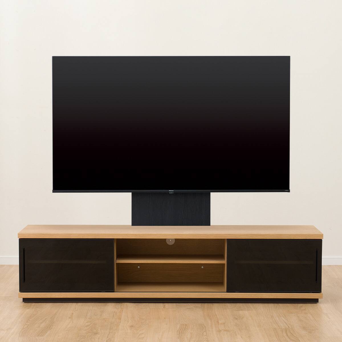 テレビボード + TV固定ボードセット (LF03 180 LBR/MX50N BK) | ニトリ