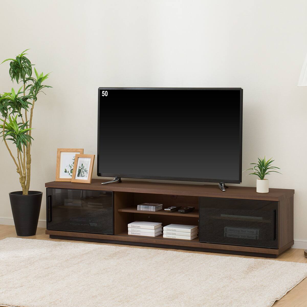 ローボード(LF03 180 MBR) | ニトリネット【公式】 家具・インテリア通販