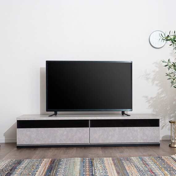 シンプルローボード (幅180cm GY) 1枚目画像