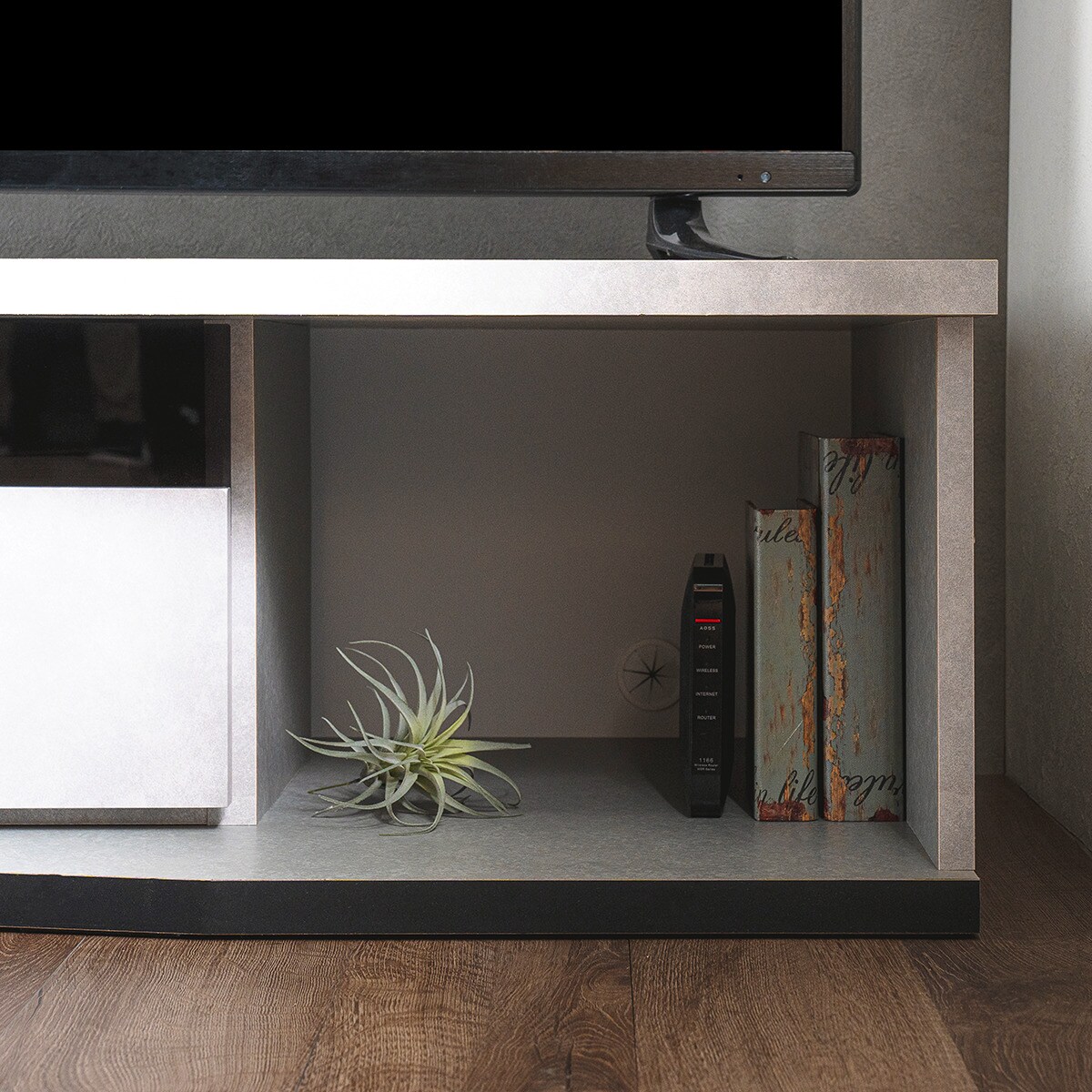 コーナー有効活用 ローボード (右寄せタイプ GY) | ニトリネット【公式