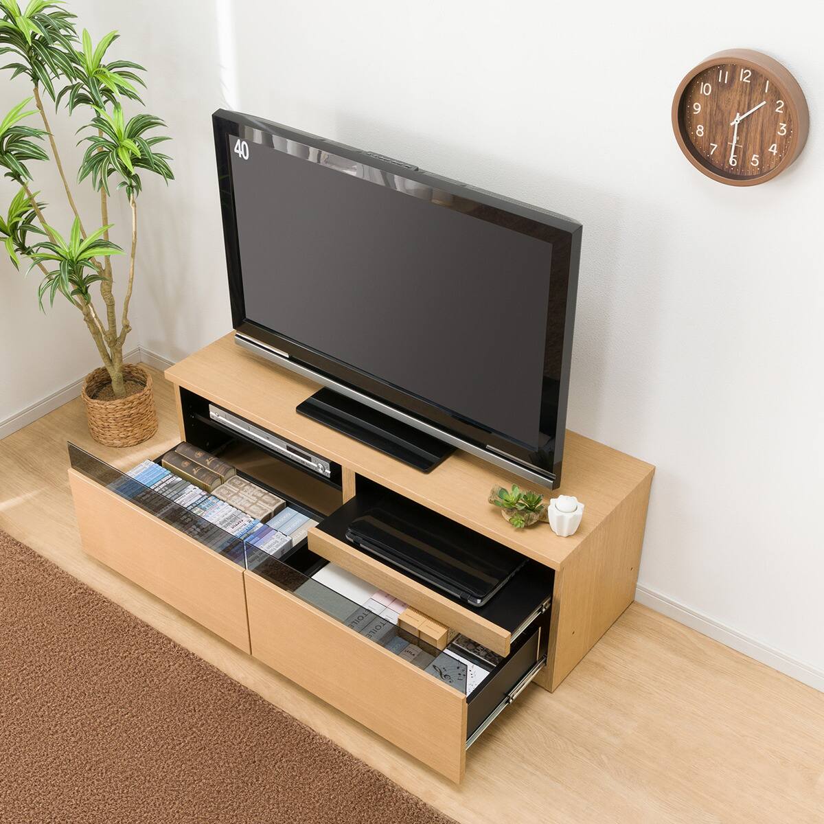 ローボード(UF01 LB120 LBR) | ニトリネット【公式】 家具・インテリア通販