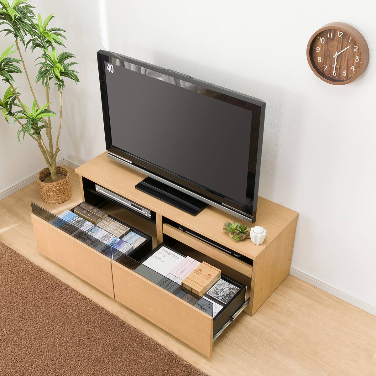 ローボード(UF01 LB120 LBR) | ニトリネット【公式】 家具・インテリア通販